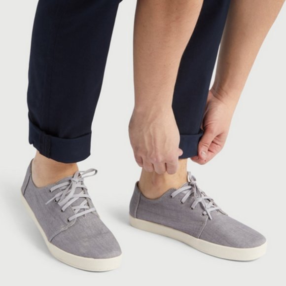TOMS Men's Chambray Vegan Shoes - Picture 2 of 10
